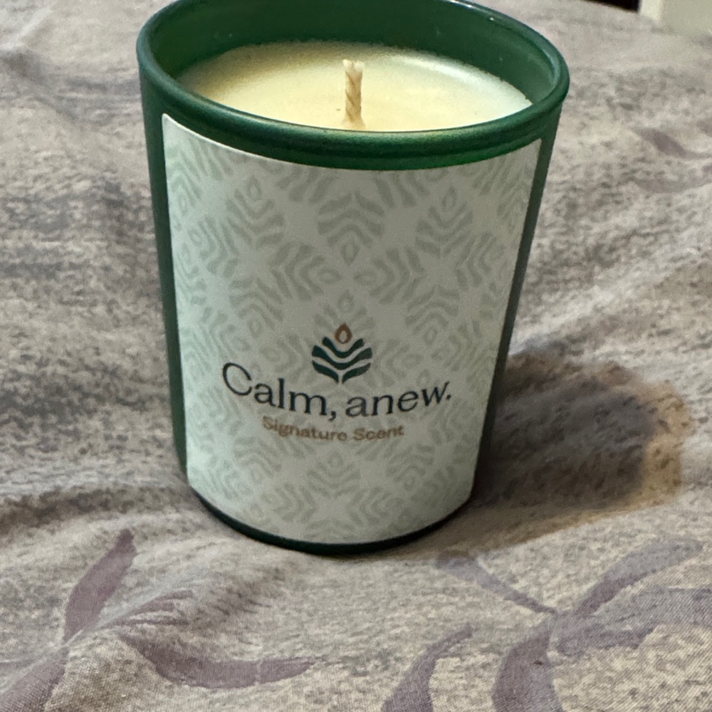 Calm, anew. Signature Scented Candle   New in box. Votive size.